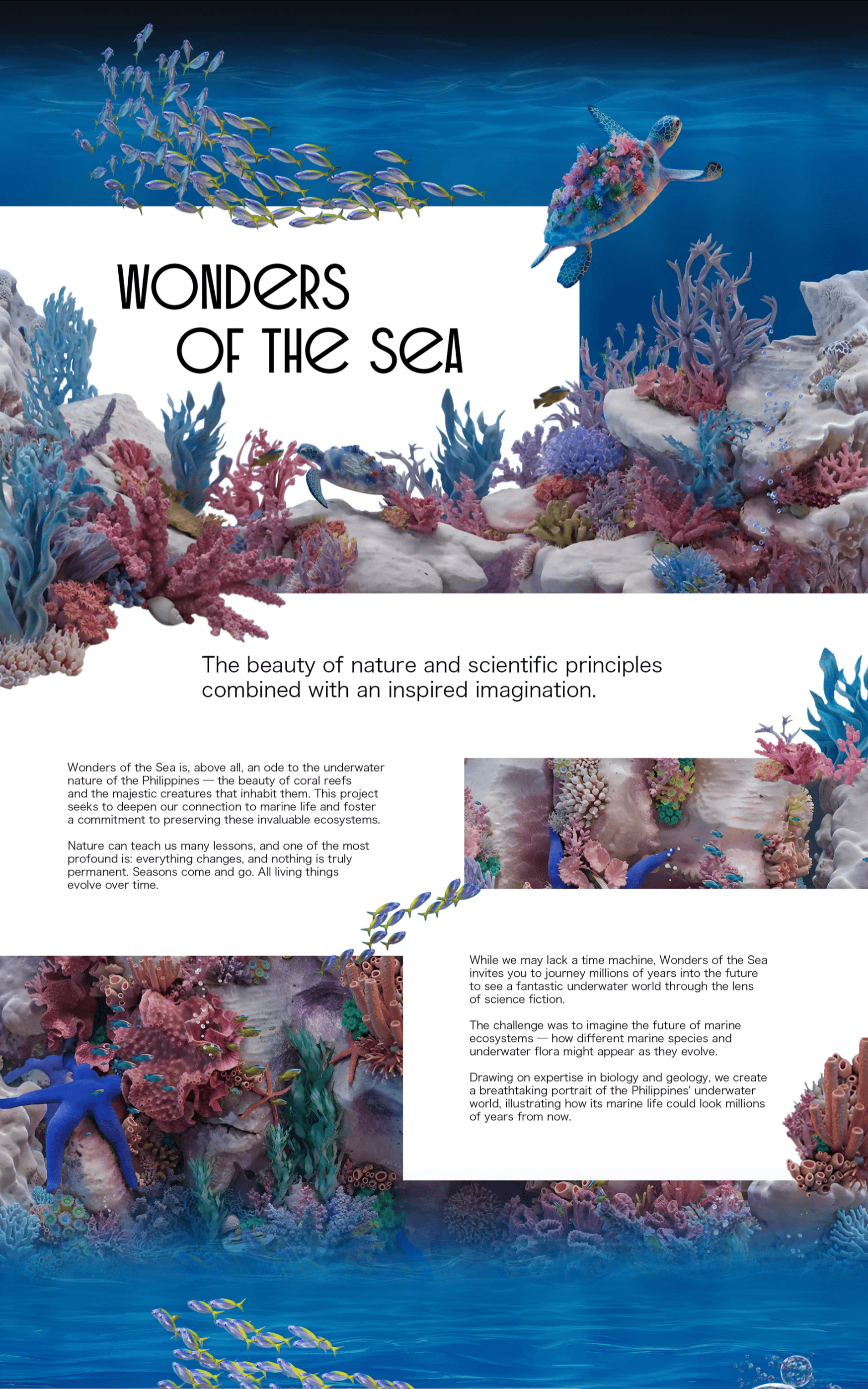 Wonders of the Sea海洋奇观：菲律宾水下世界数百万年后的生物演化与生态畅想 / Radugadesign