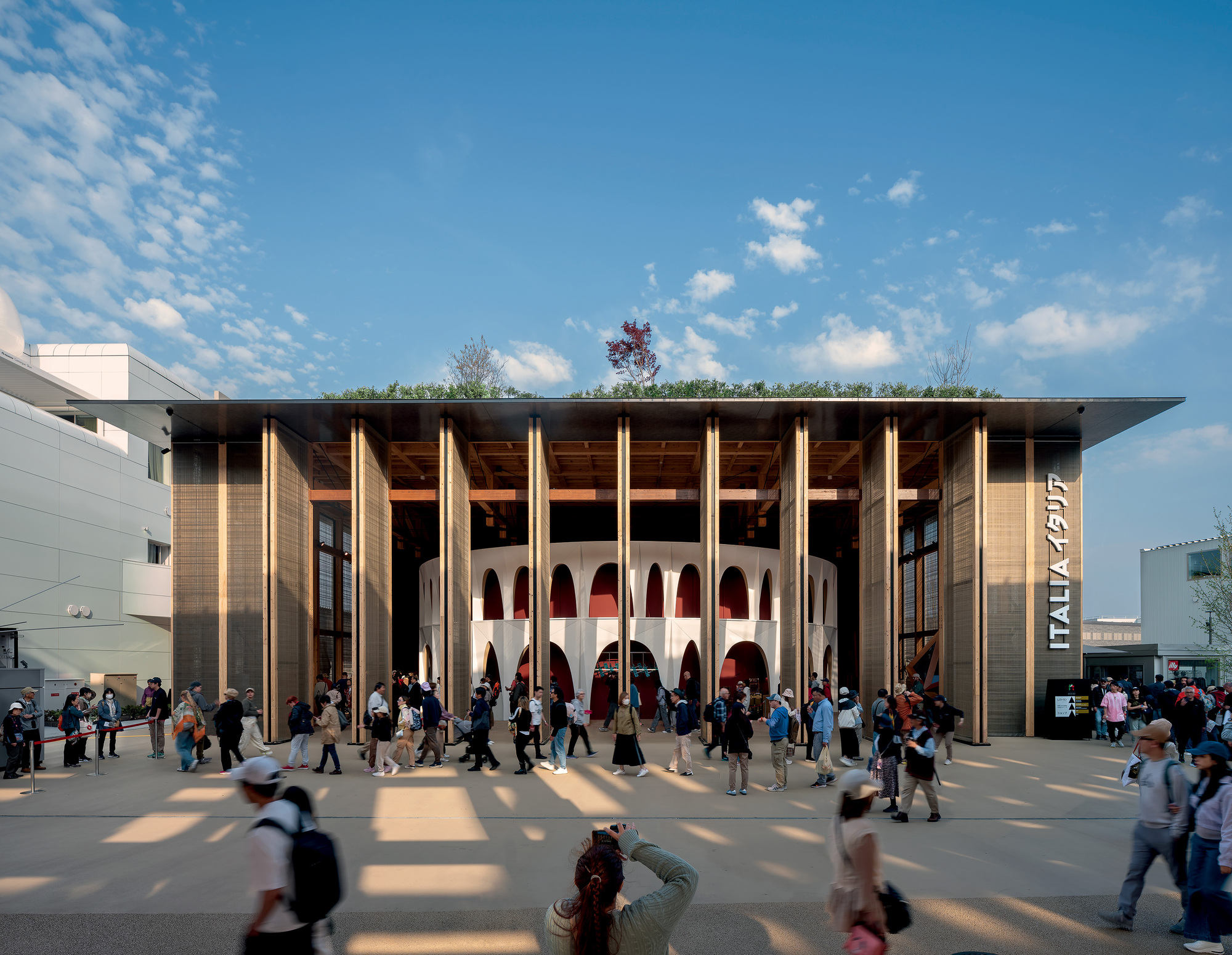 2025年大阪世博会 意大利馆 / Mario Cucinella Architects, Yoshiki Matsuda Architects