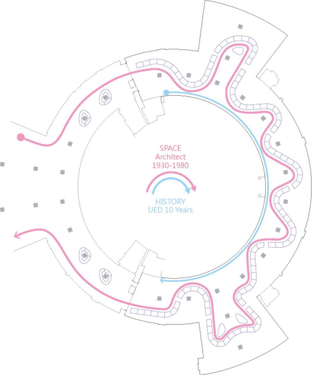UED2015北京国际设计周展览：十年、十条媒体线索与一百名杰出的中国建筑师 / WAY Studio