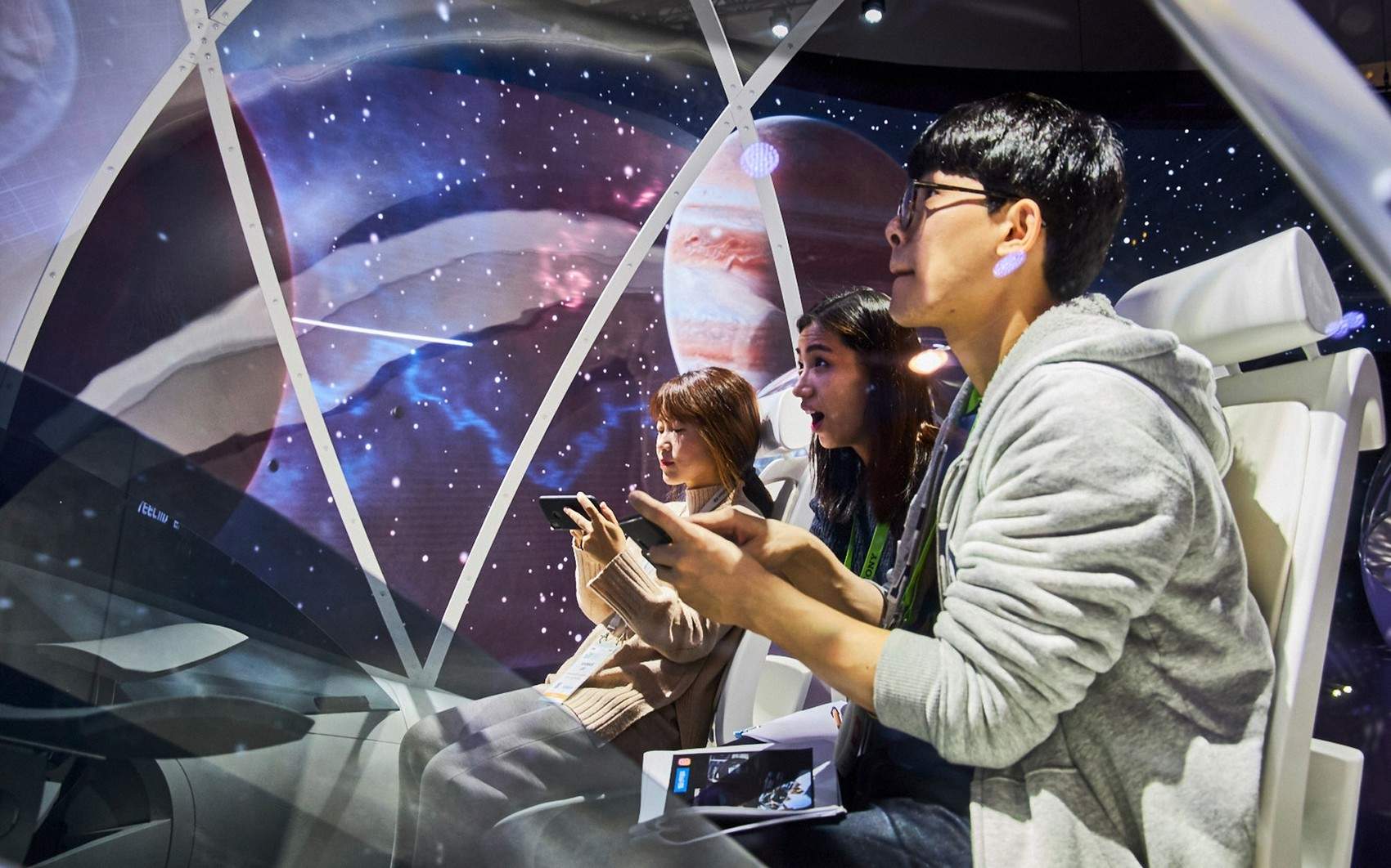 拉斯维加斯CES2019 韩国现代汽车展台——描绘属于你的世界 / ATELIER BRÜCKNER