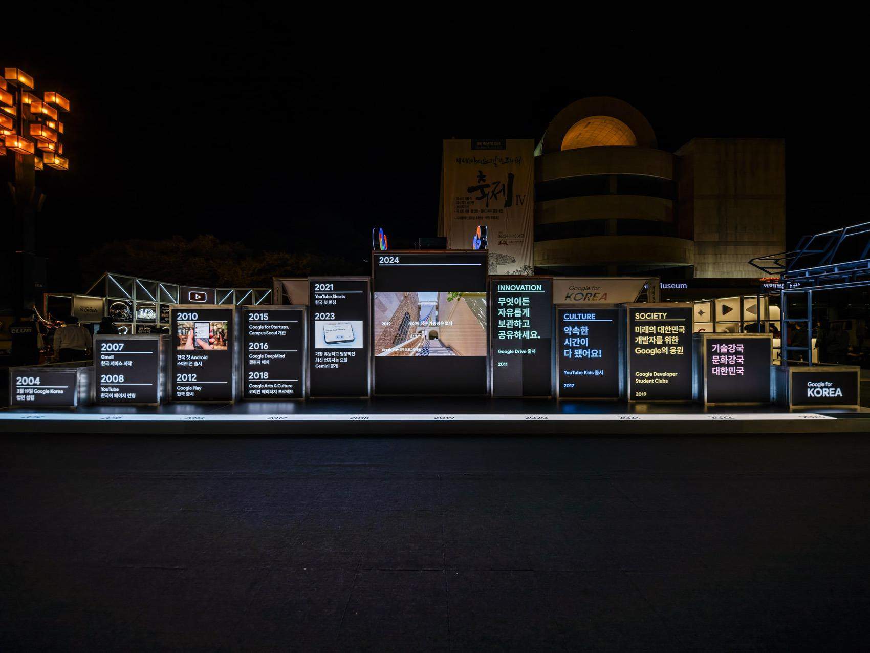 Google for Korea 2024：谷歌韩国20周年互动展览 / Rebel9
