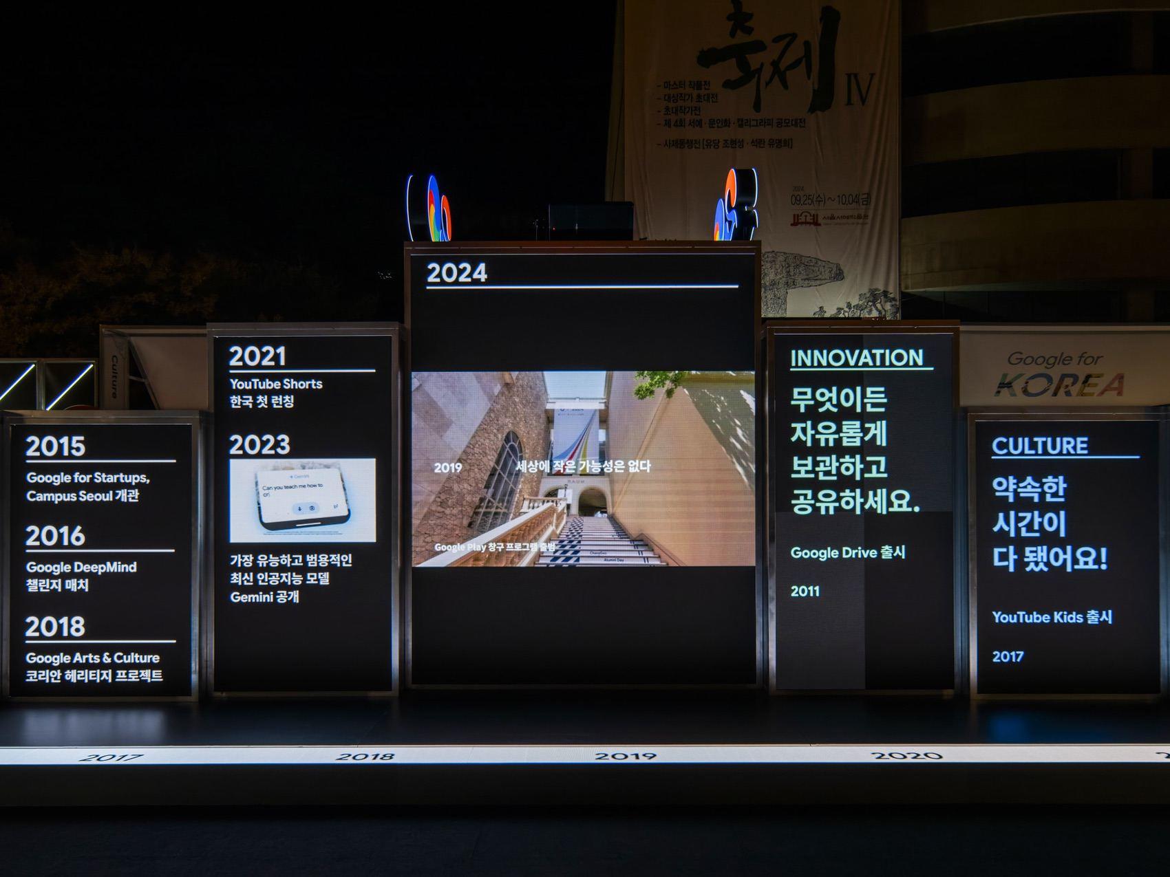 Google for Korea 2024：谷歌韩国20周年互动展览 / Rebel9