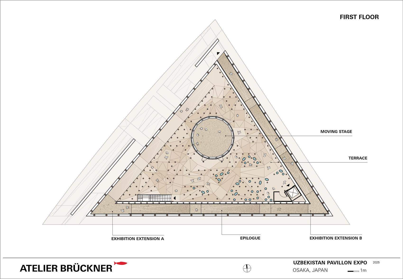 2025年日本大阪世博会 乌兹别克斯坦馆“知识花园——未来社会实验室” / ATELIER BRÜCKNER