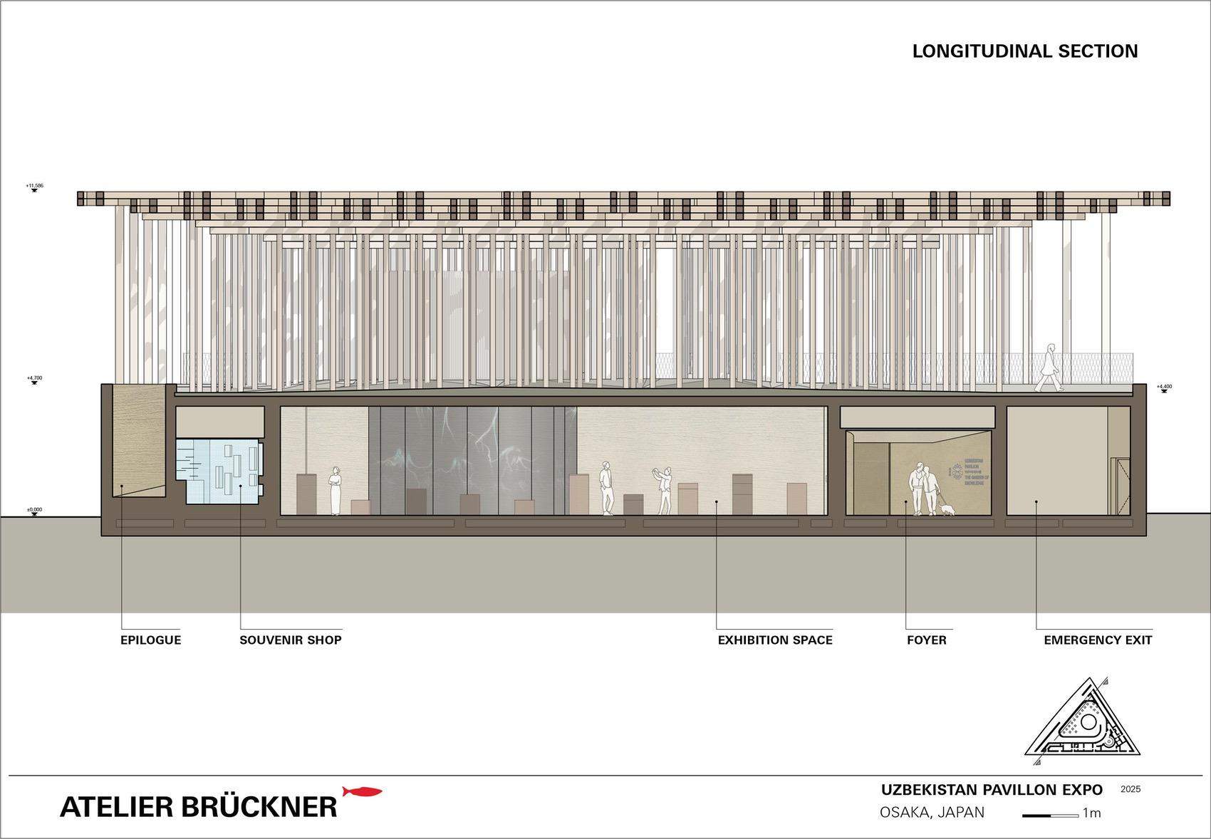 2025年日本大阪世博会 乌兹别克斯坦馆“知识花园——未来社会实验室” / ATELIER BRÜCKNER
