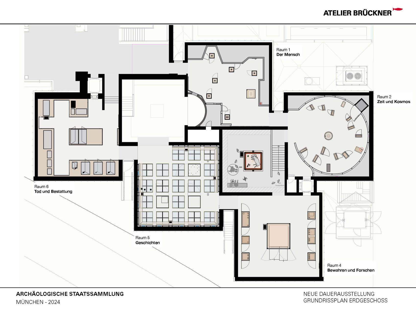德国慕尼黑国家考古收藏馆 / ATELIER BRÜCKNER