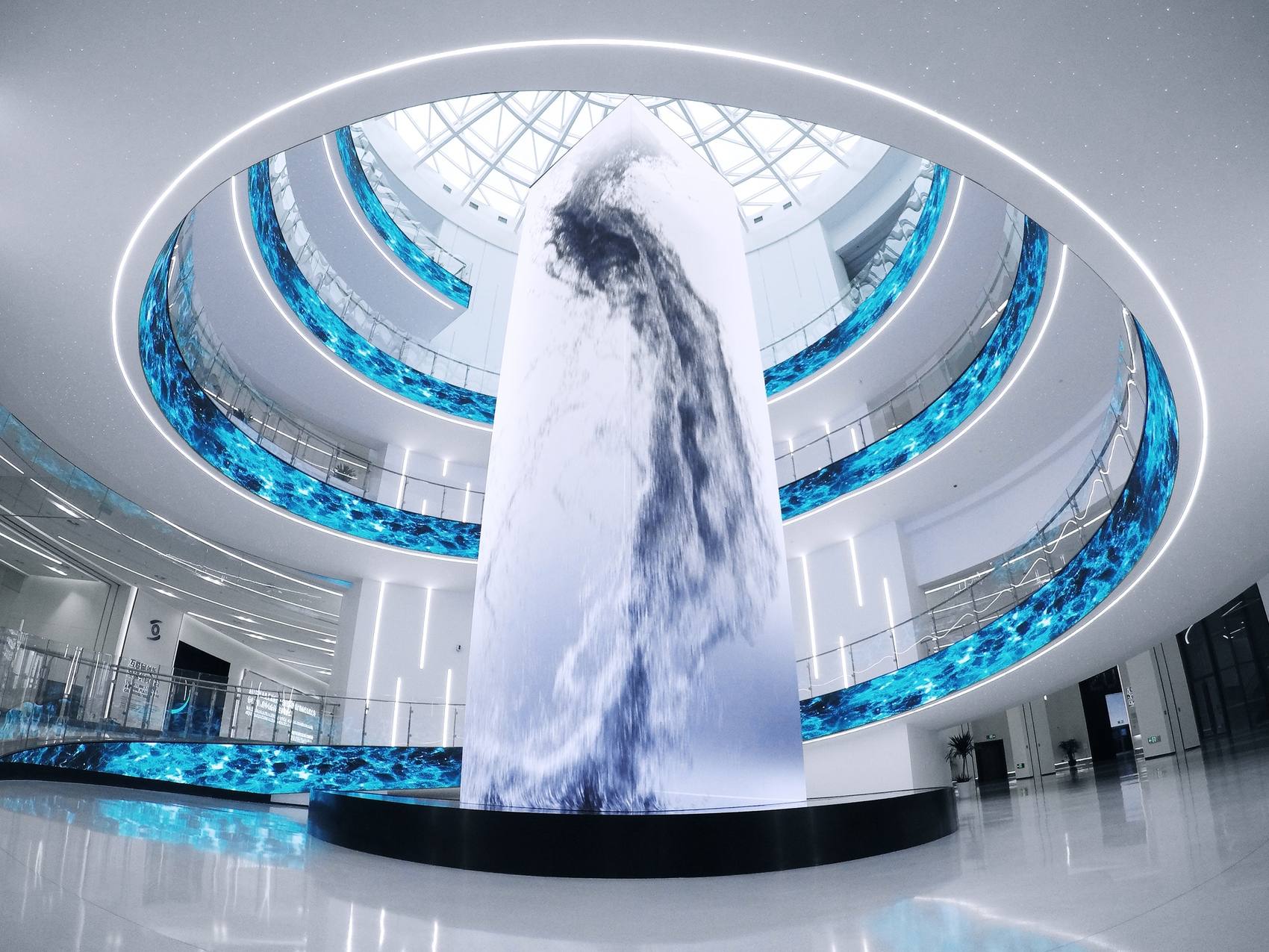 乌镇世界互联网科技馆中庭装置《和合共融》 / 某集体MOUJITI ART+TECH