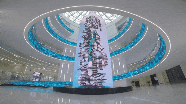 乌镇世界互联网科技馆中庭装置《和合共融》 / 某集体MOUJITI ART+TECH