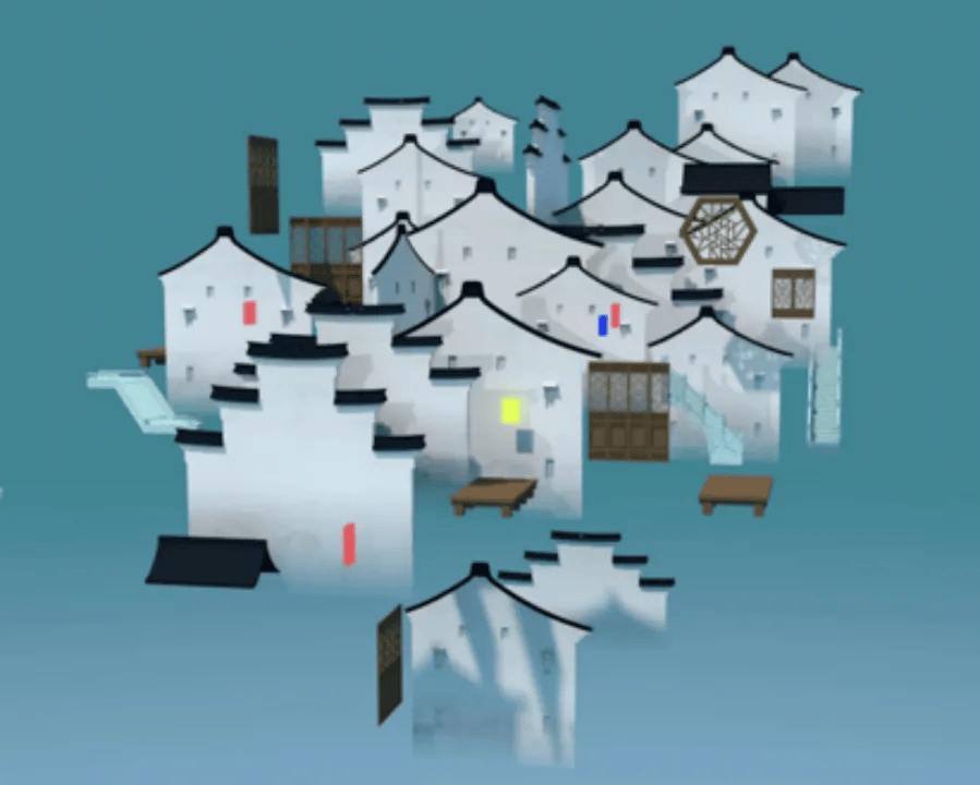 乌镇世界互联网科技馆中庭装置《和合共融》 / 某集体MOUJITI ART+TECH