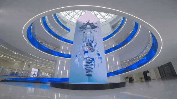 乌镇世界互联网科技馆中庭装置《和合共融》 / 某集体MOUJITI ART+TECH