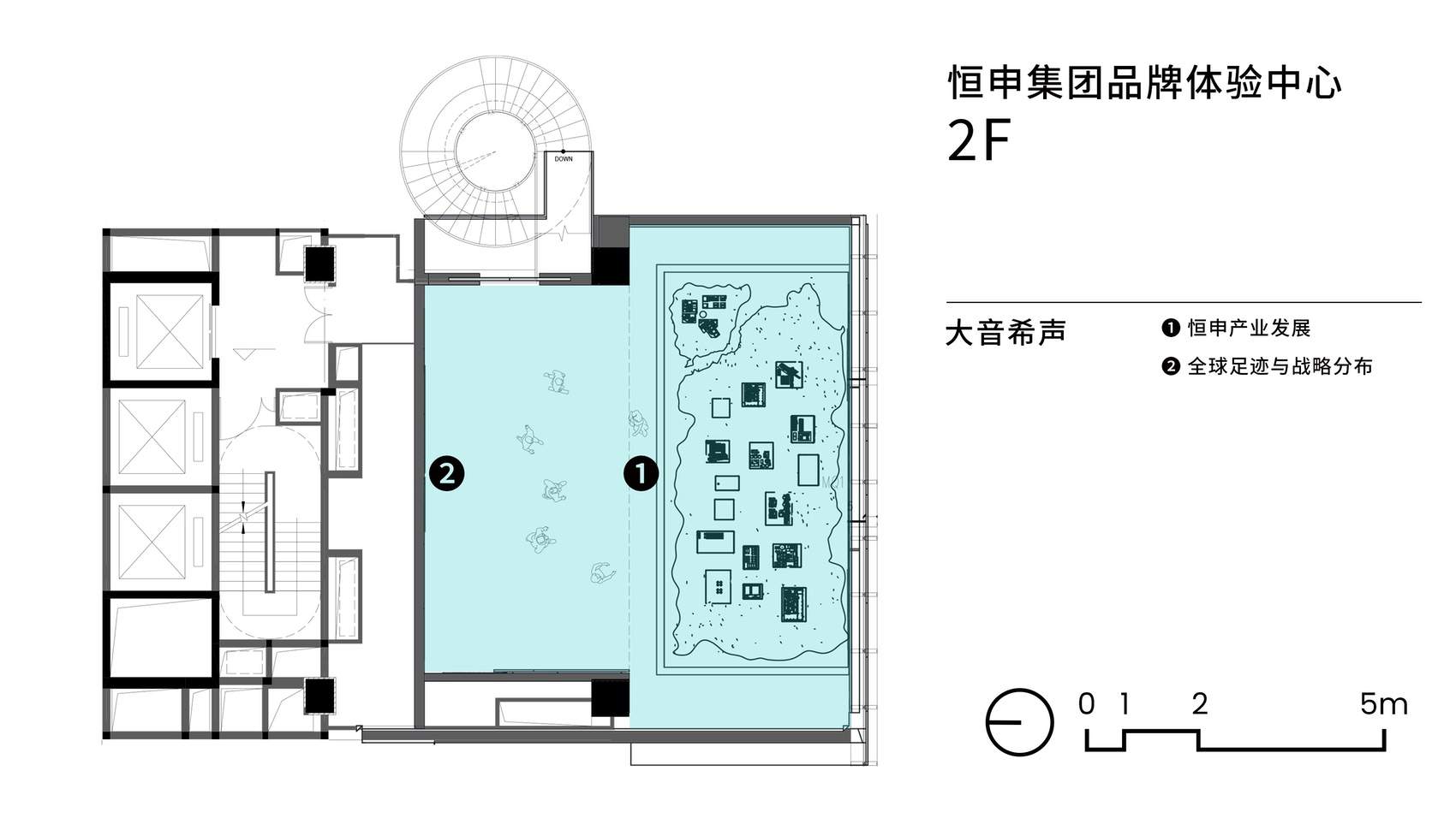 福州，恒申集团「大隐于市」体验中心：32组升降盒子解构化工产业隐形脉络 / VAVESTUDIO