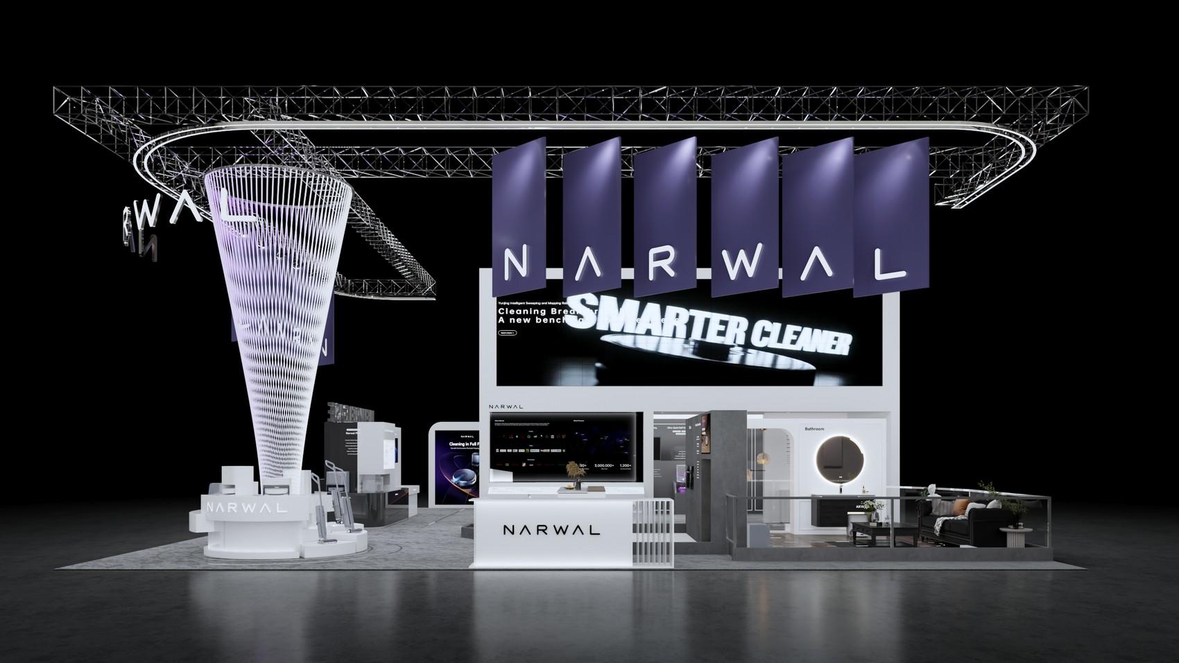 拉斯维加斯CES2025 NARWAL云鲸展台 / FORMS方世