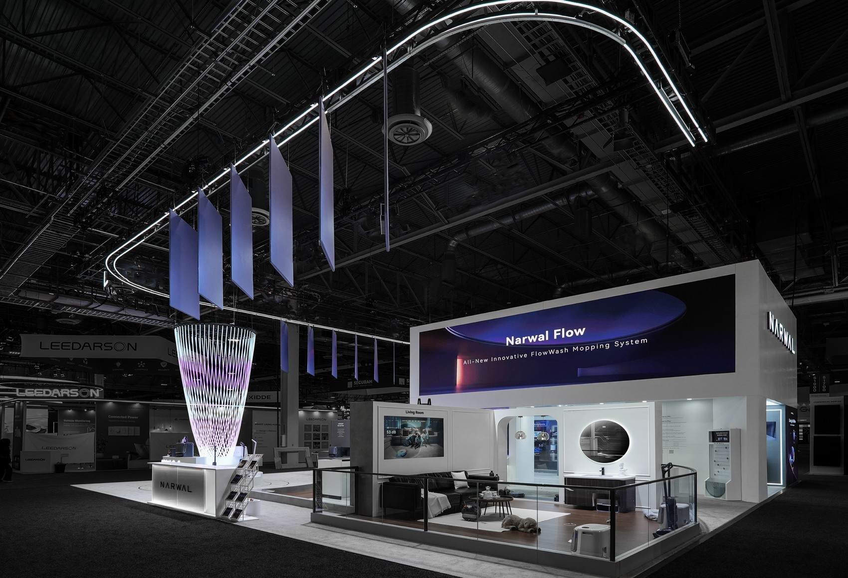 拉斯维加斯CES2025 NARWAL云鲸展台 / FORMS方世