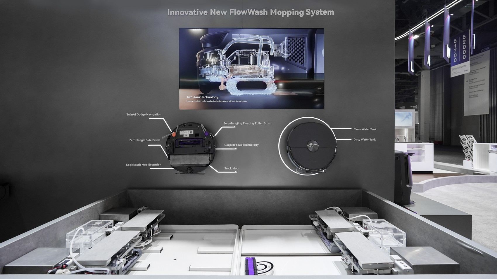 拉斯维加斯CES2025 NARWAL云鲸展台 / FORMS方世