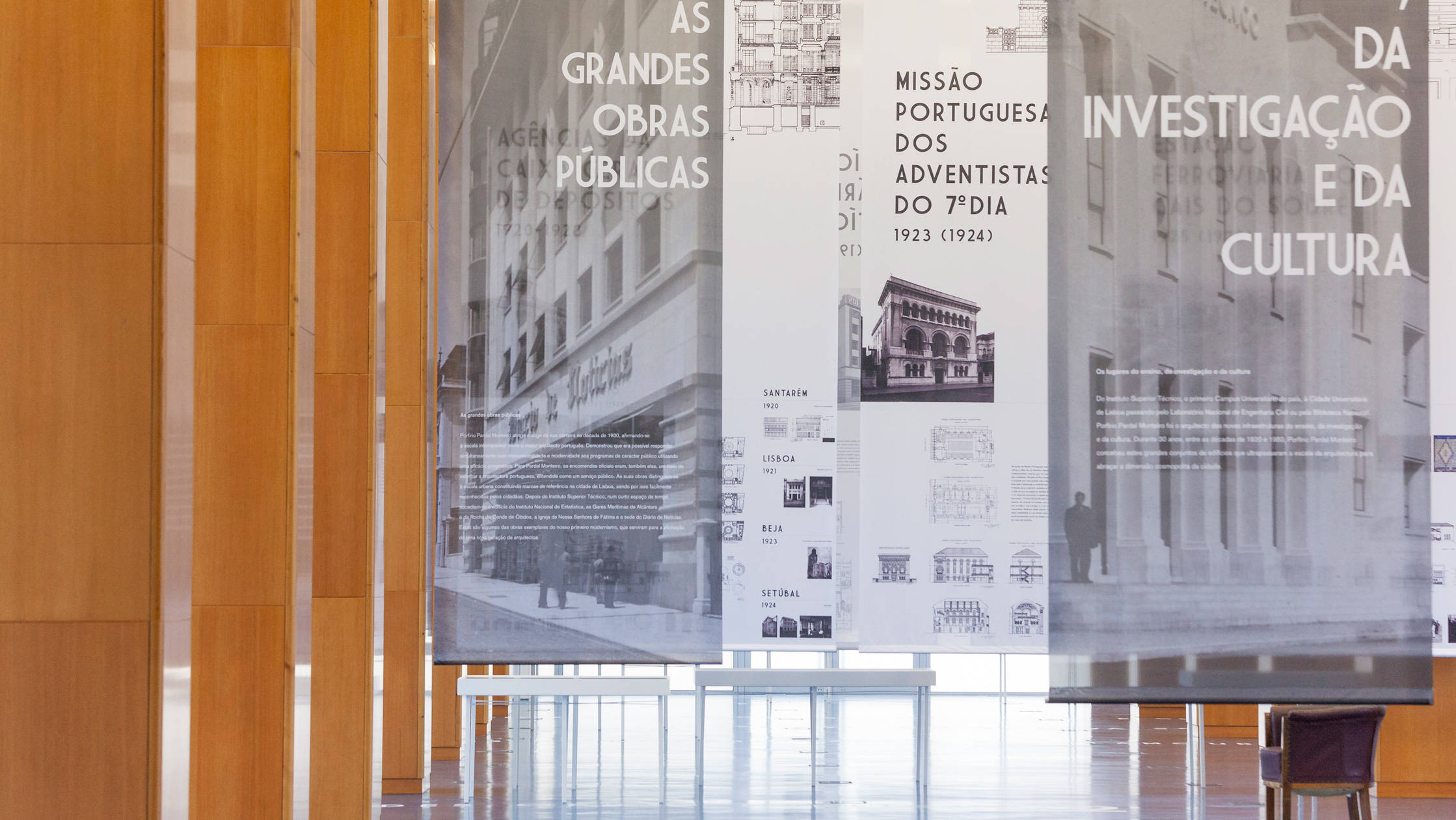 里斯本周活动中的临时展览“Porfírio Pardal Monteiro – 里斯本建筑师”项目 / P06 studio