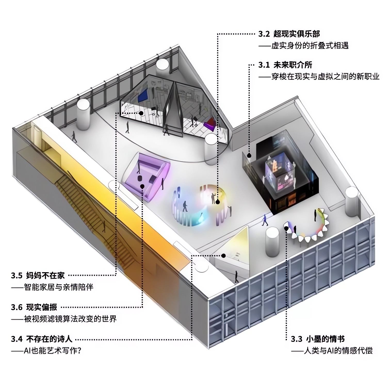 珠海金山软件园展厅，金山创想馆 - 明日之城展 / 直径叙事设计