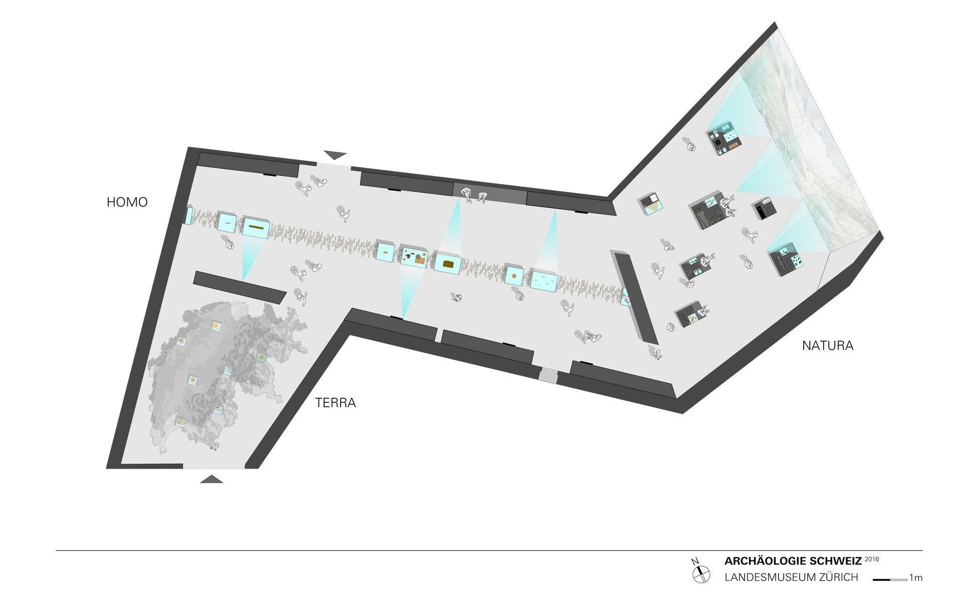 瑞士国家博物馆-瑞士考古研究展 / ATELIER BRÜCKNER布鲁克纳工作室