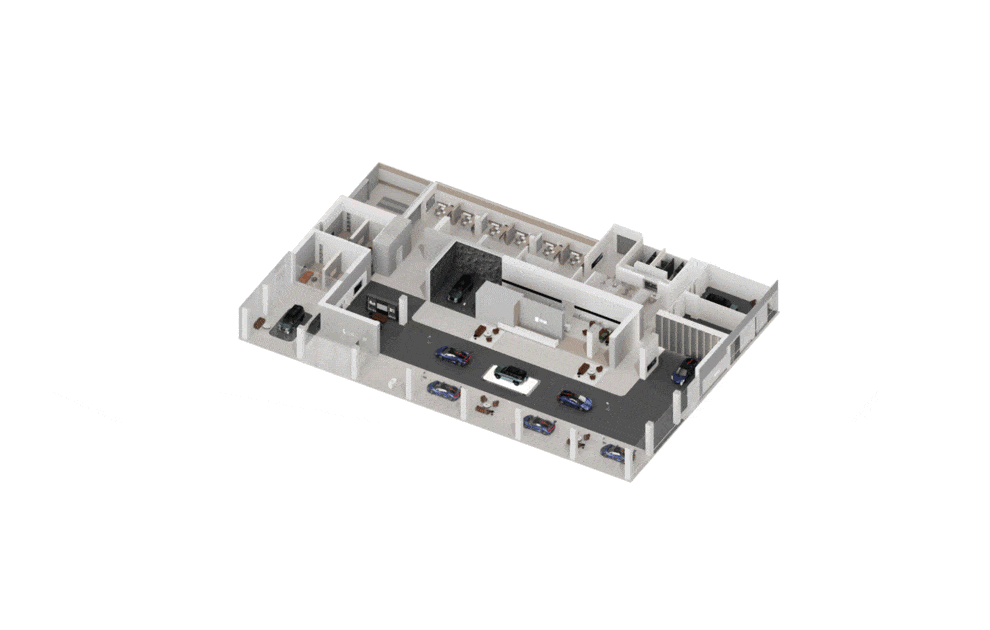 长沙比亚迪仰望汽车超级旗舰中心店 / FORMS方世