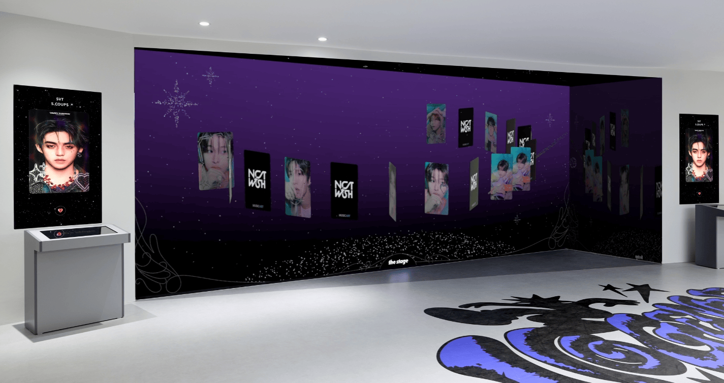 为K-POP韩国流行音乐粉丝打造的互动照片卡体验 / Rebel9