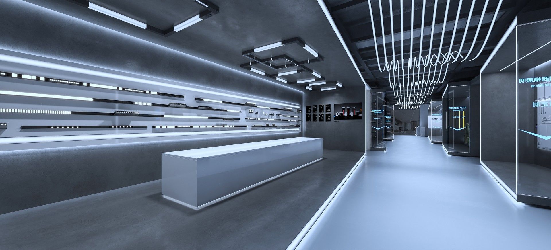 同济大学博物馆 - CDN西顿照明光艺术展厅 / FORMS方世