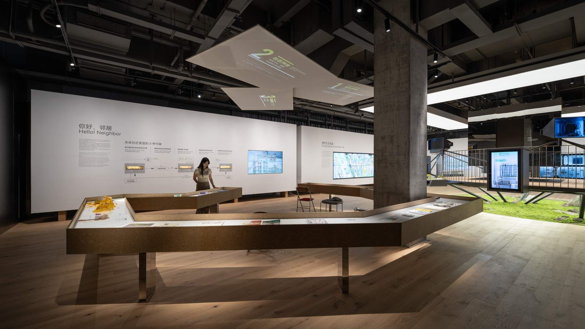 上海,理想之地“新新所”——未来的社区叙事与新展厅形态 / 直径叙事设计