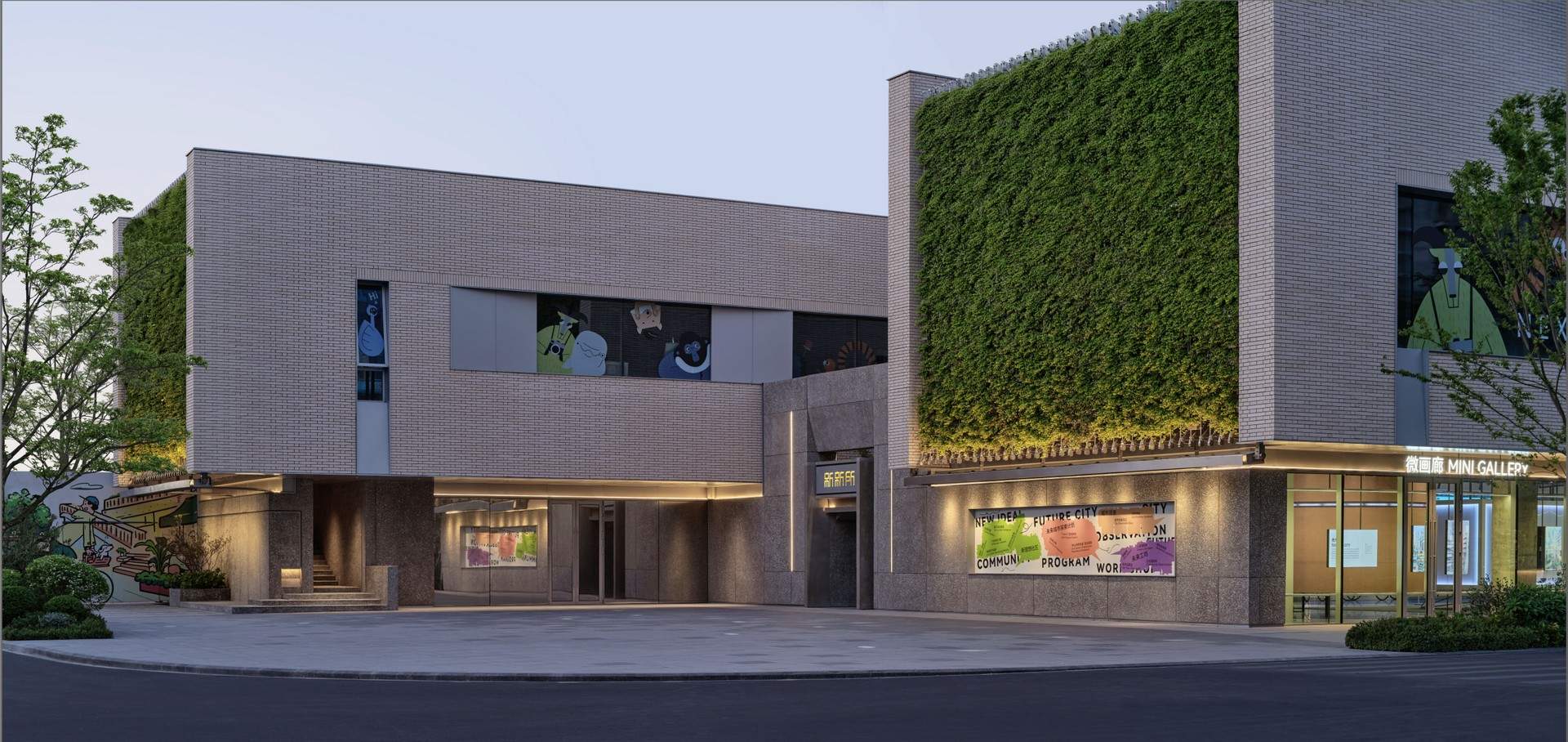 上海,理想之地“新新所”——未来的社区叙事与新展厅形态 / 直径叙事设计