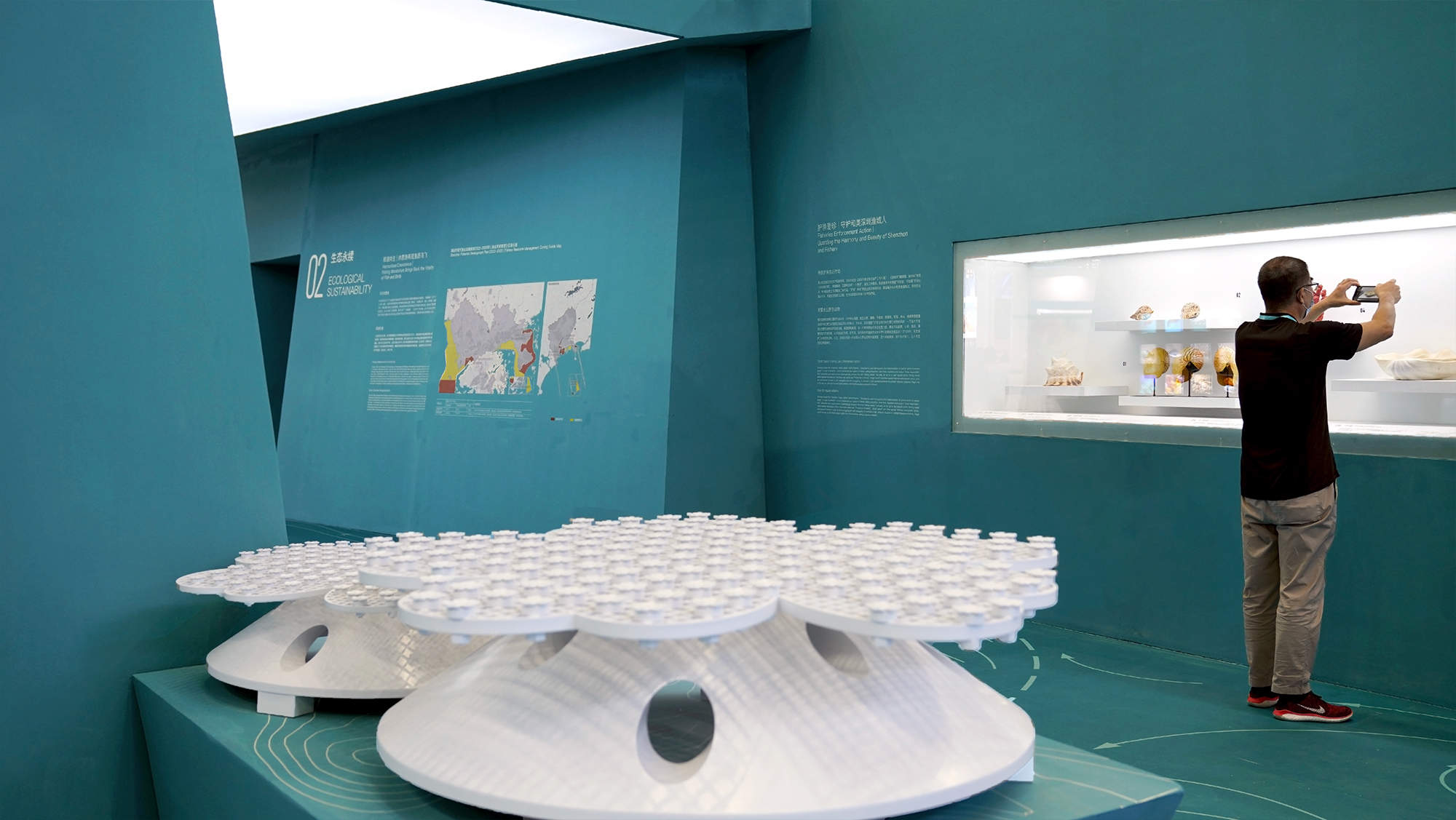 百舸争流，深圳渔博会“渔业发展建设规划展”策展及展览设计 / Pills Architects