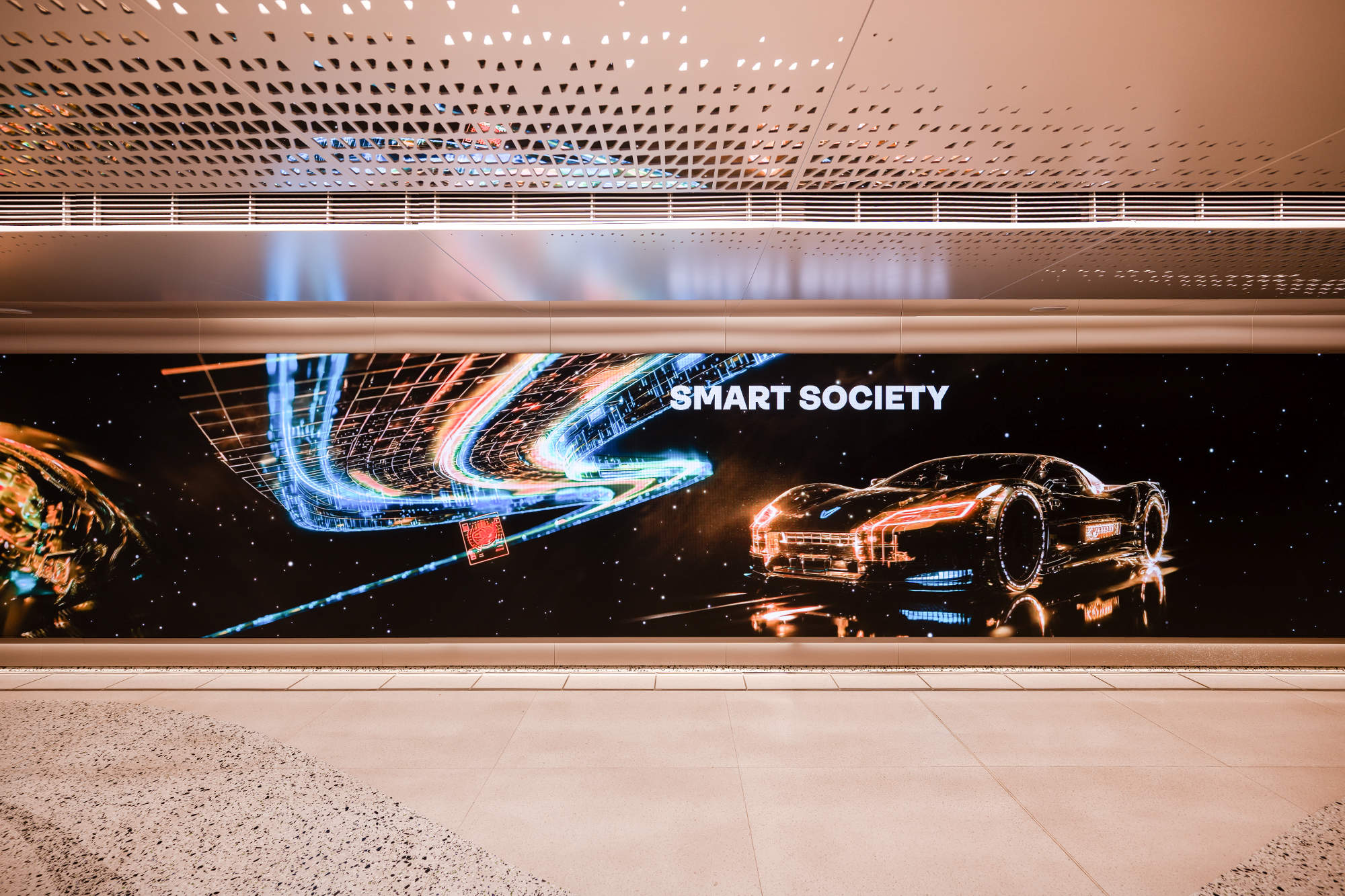 香港城市大学明日创新隧道数字体验 / MOTSE墨子