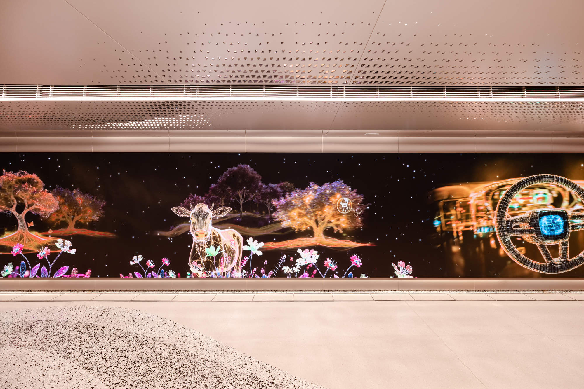 香港城市大学明日创新隧道数字体验 / MOTSE墨子