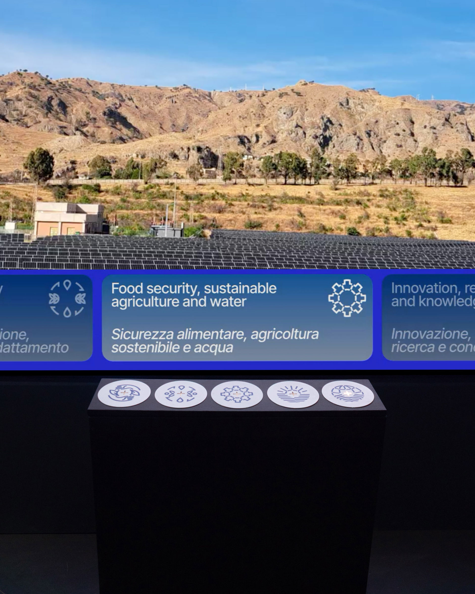 巴西COP30 - 意大利馆“共创未来”主题展多媒体装置艺术 / Dotdotdot