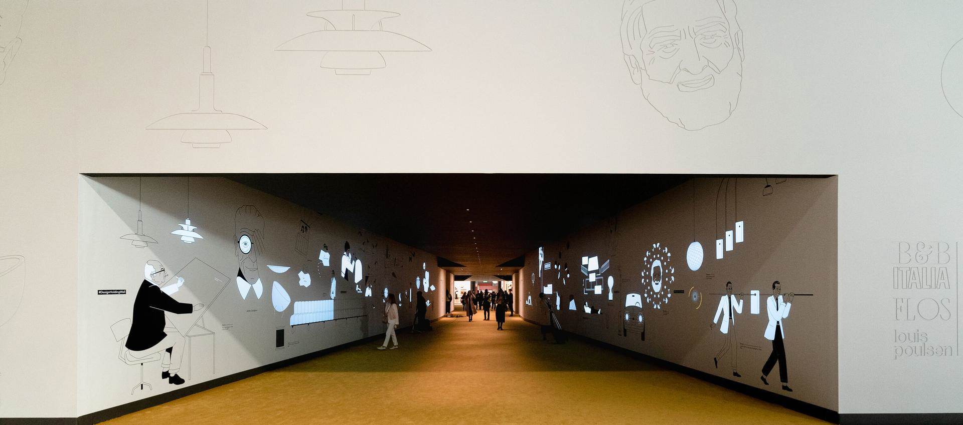 为 Design Holding 打造的趣味互动墙，米兰设计周国际家具展 / Dotdotdot