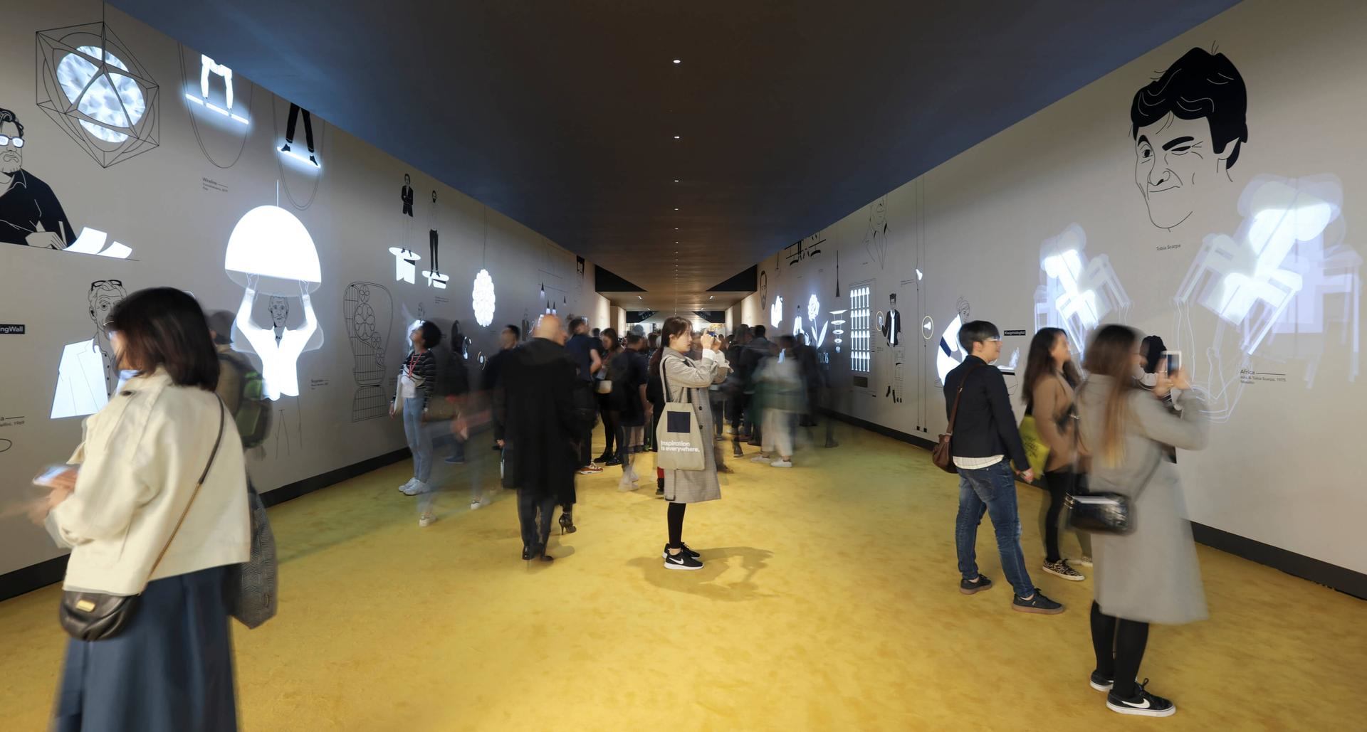 为 Design Holding 打造的趣味互动墙，米兰设计周国际家具展 / Dotdotdot