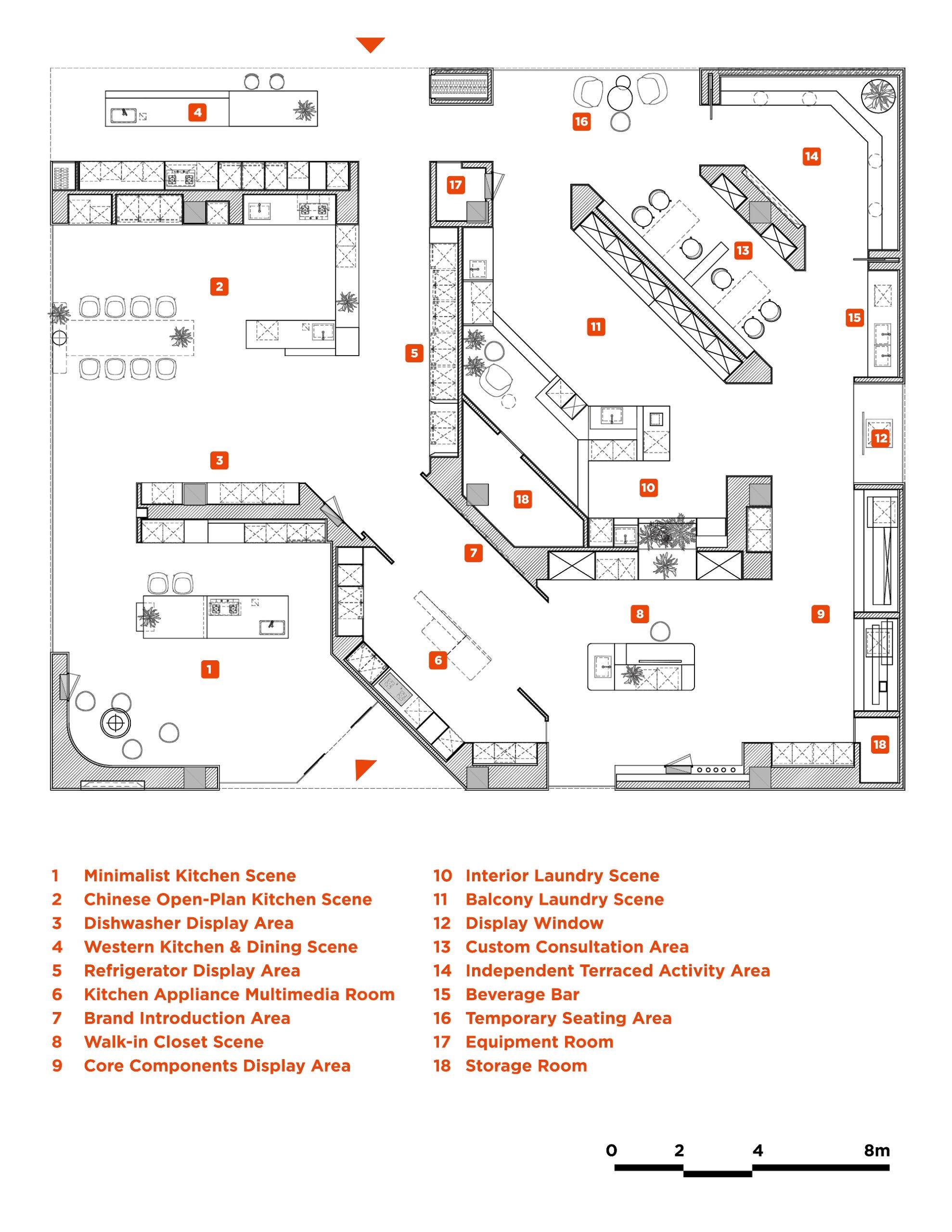 悦享生活：惠而浦南京旗舰展厅的极简美学与场景化设计 / MOC DESIGN