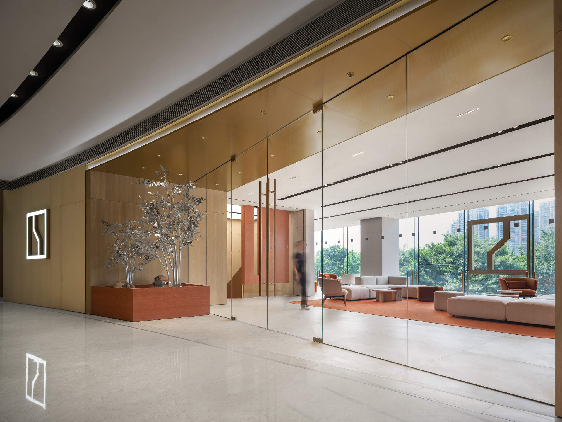 温暖舒适中融汇艺术与科技——极氪中心·温州财富中心店 / MOC DESIGN