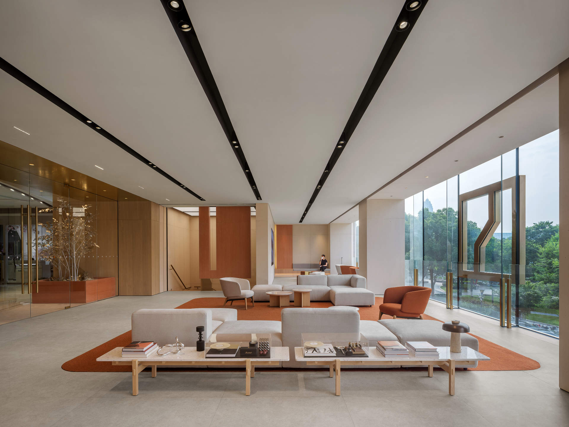 温暖舒适中融汇艺术与科技——极氪中心·温州财富中心店 / MOC DESIGN