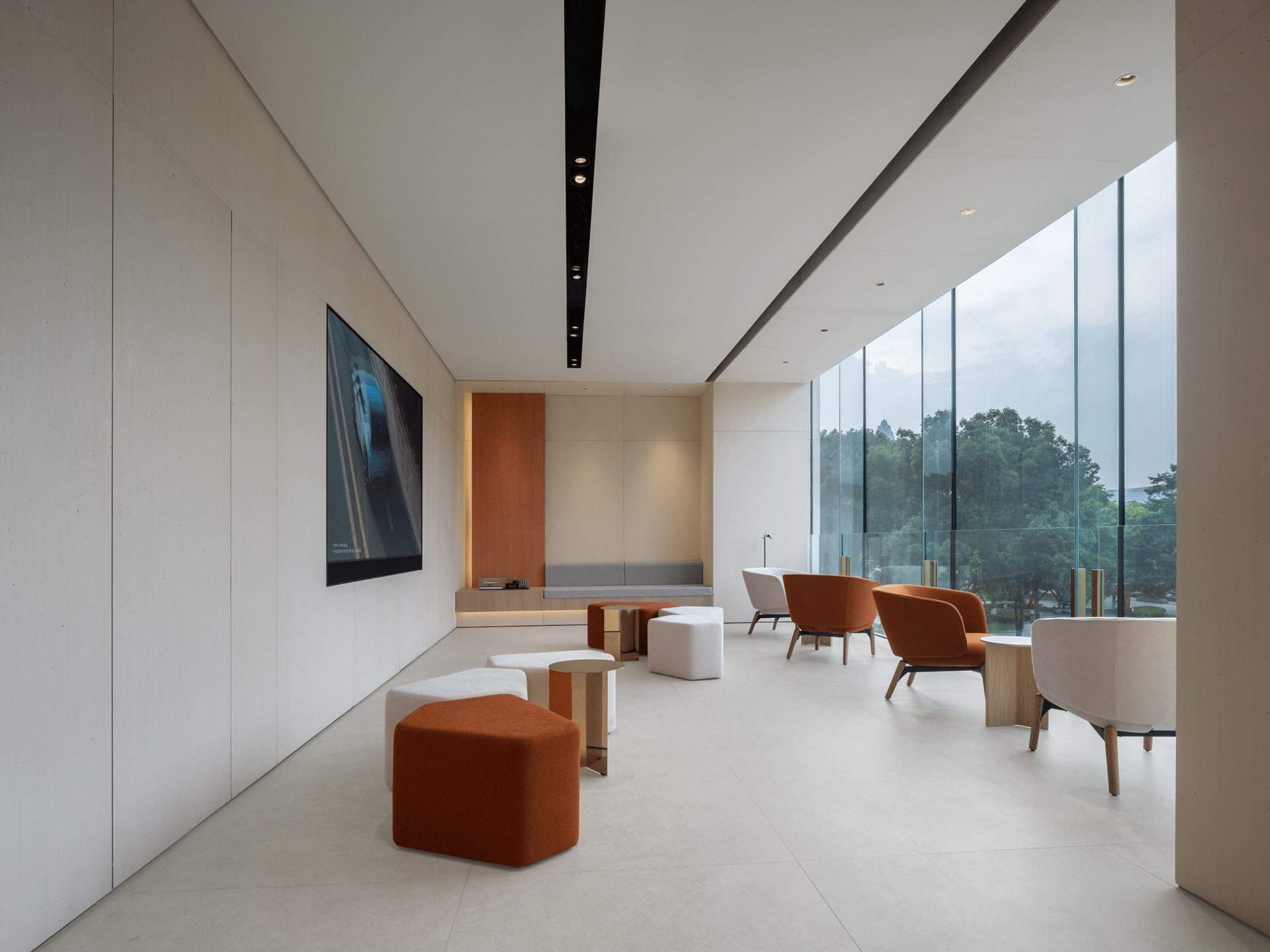 温暖舒适中融汇艺术与科技——极氪中心·温州财富中心店 / MOC DESIGN