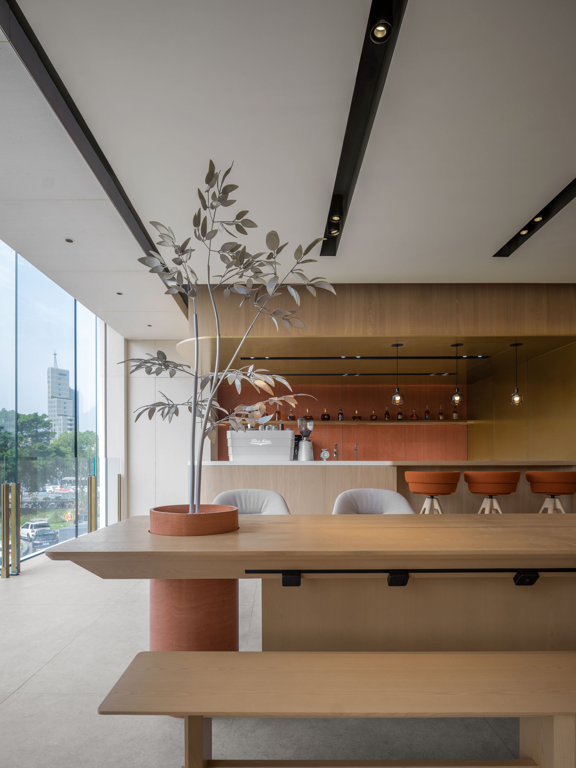 温暖舒适中融汇艺术与科技——极氪中心·温州财富中心店 / MOC DESIGN